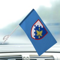 Автомобільний прапорець 435 окремий дивізіон безпілотних систем ПК Захід блакитний